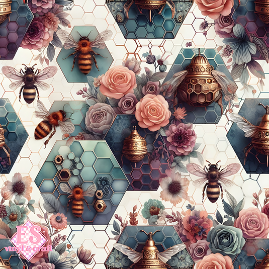 The Botanical Hive Collection - Section 2 - 12" x 12" Sheet