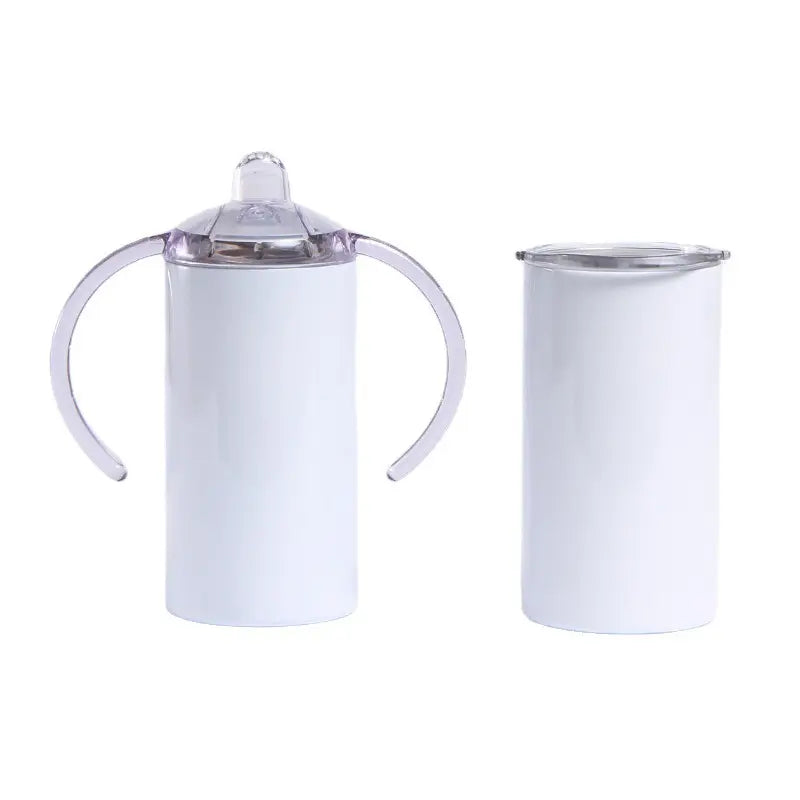 12oz White Sublimation Sippy Cup