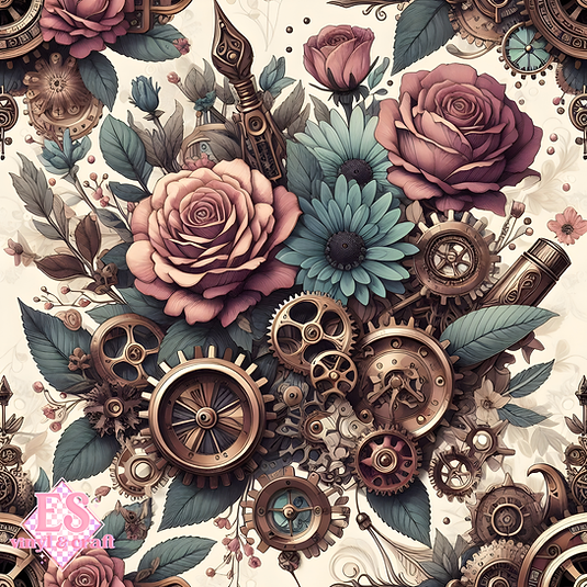 The Clockwork Bloom Collection - Chapter I - 12" x 12" Sheet