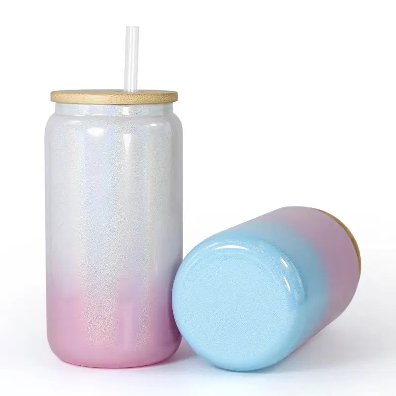 Shimmer Gradient Beer Can Sublimation 16oz