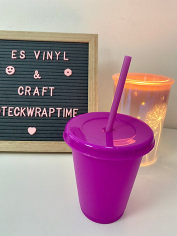 Solid Colour Cold Cup - 16oz
