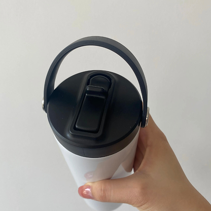 20oz Dual Lid White Sublimation Tumbler