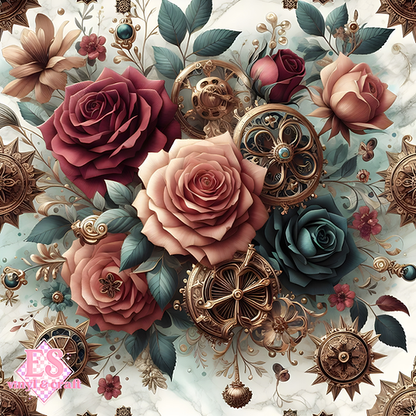 The Clockwork Bloom Collection - Chapter II - 12" x 12" Sheet