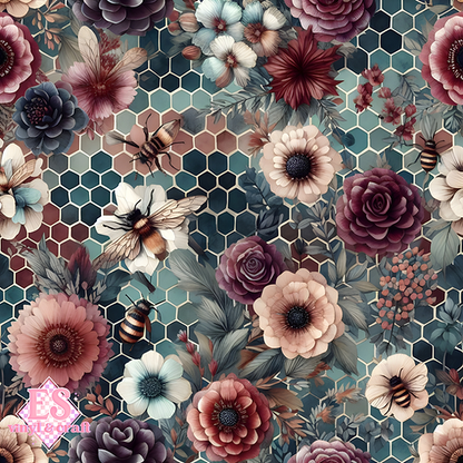 The Botanical Hive Collection - Section 2 - 12" x 12" Sheet
