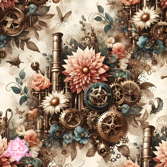 The Clockwork Bloom Collection - Chapter II - 12" x 12" Sheet