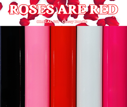 Roses are Red - Oracal 651 Matte or Glossy Roll Bundles x 6 Rolls