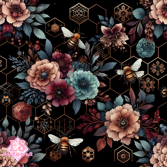 The Botanical Hive Collection - Section 1 - 12" x 12" Sheet