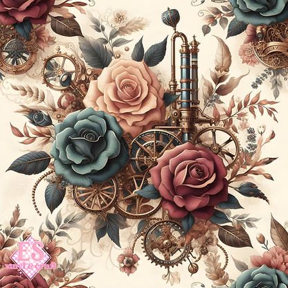 The Clockwork Bloom Collection - Chapter II - 12" x 12" Sheet