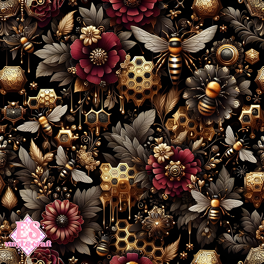 Nocturnal Honey Garden Collection - Section 2 - 12" x 12" Sheet