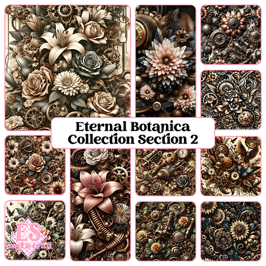 The Eternal Botanica Collection - Section 2 - 12" x 12" Sheet