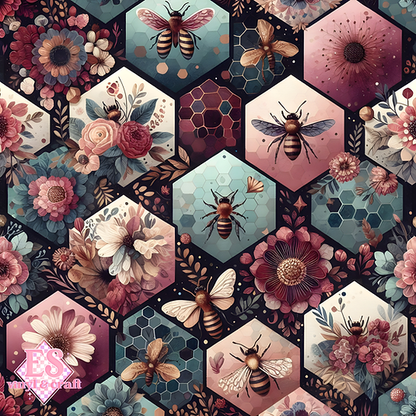 The Botanical Hive Collection - Section 2 - 12" x 12" Sheet