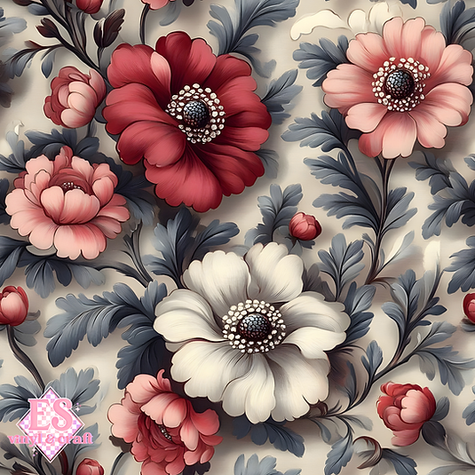 Velvet Baroque Collection LARGE - Section 4 - 12" x 12" Sheet