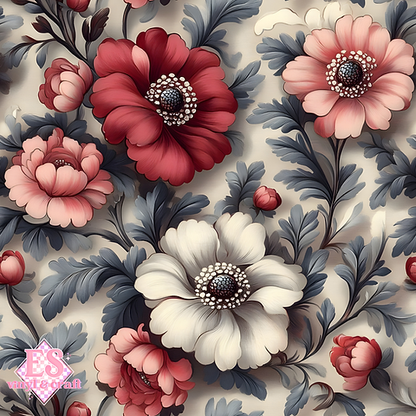 Velvet Baroque Collection LARGE - Section 4 - 12" x 12" Sheet