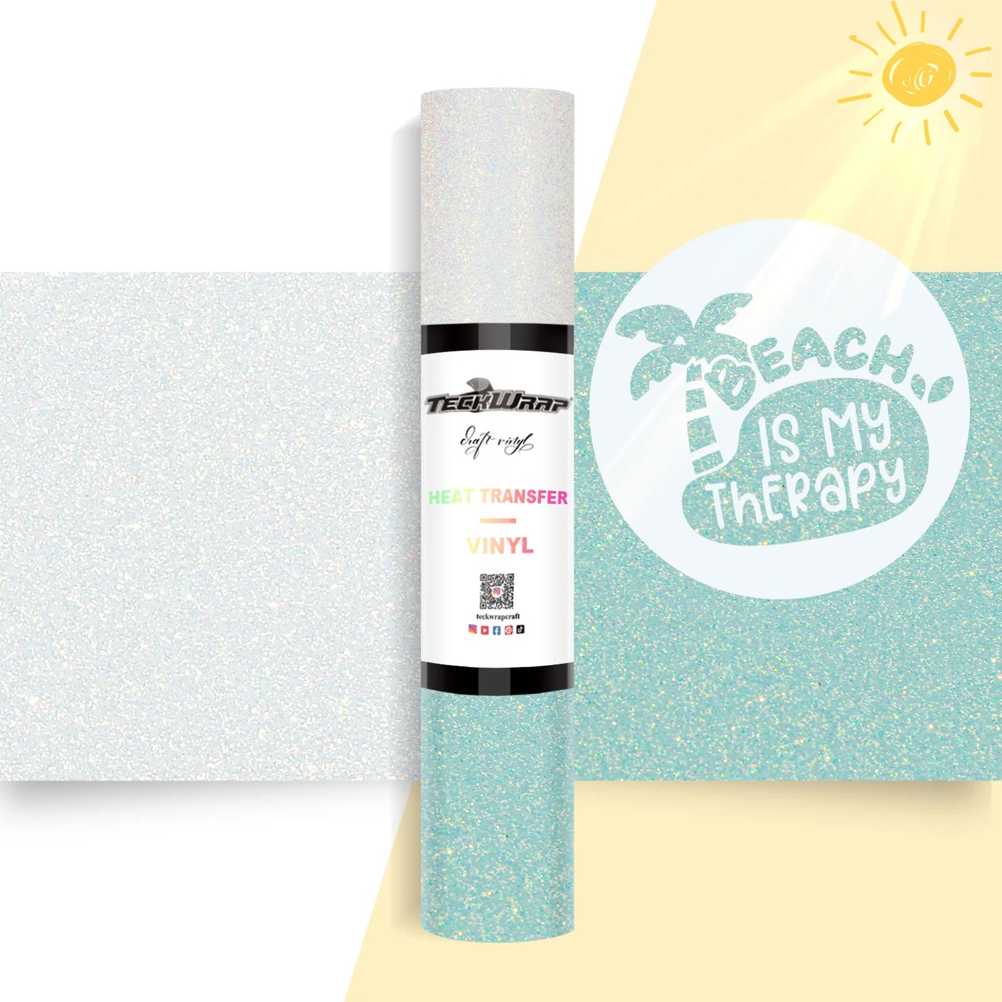 UV Glitter Colour Changing HTV