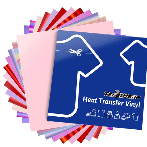 Teckwrap Valentines HTV Sheet Pack x 12 Sheets