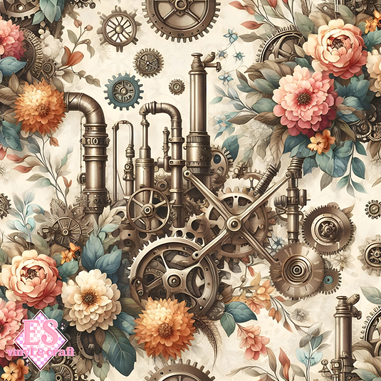 The Clockwork Bloom Collection - Chapter I - 12" x 12" Sheet