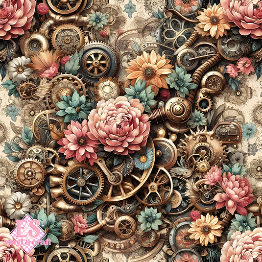The Clockwork Bloom Collection - Chapter I - 12" x 12" Sheet
