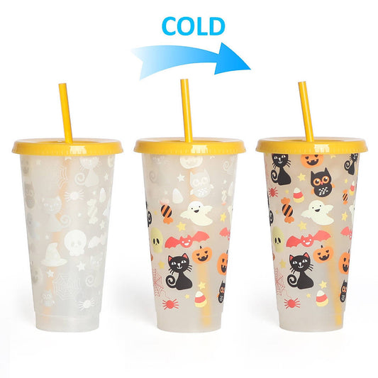 24oz Cold Colour Change Halloween Cup