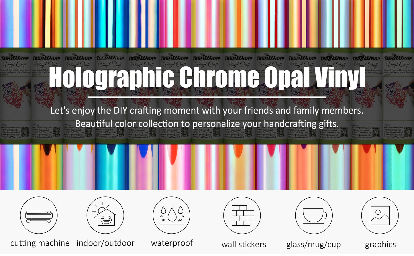Teckwrap Opal Roll Bundle (10 Rolls)