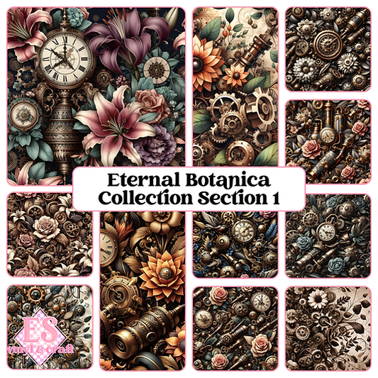 The Eternal Botanica Collection - Section 1 - 12" x 12" Sheet