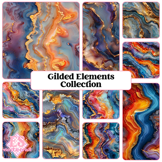 The Gilded Elements Collection 12" x 12" Sheet