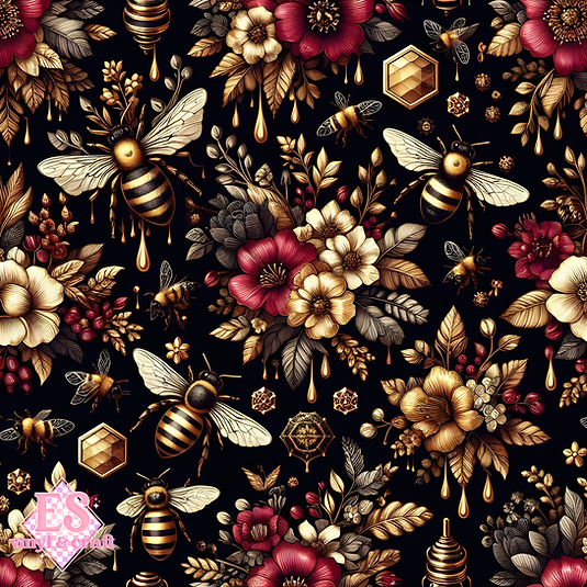 Nocturnal Honey Garden Collection - Section 2 - 12" x 12" Sheet