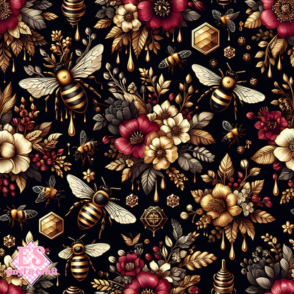 Nocturnal Honey Garden Collection - Section 2 - 12" x 12" Sheet