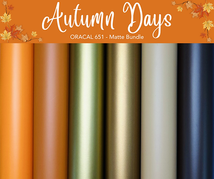 Autumn Days Oracal Bundle - Matte or Glossy