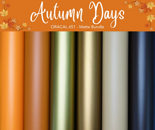 Autumn Days Oracal Bundle - Matte or Glossy