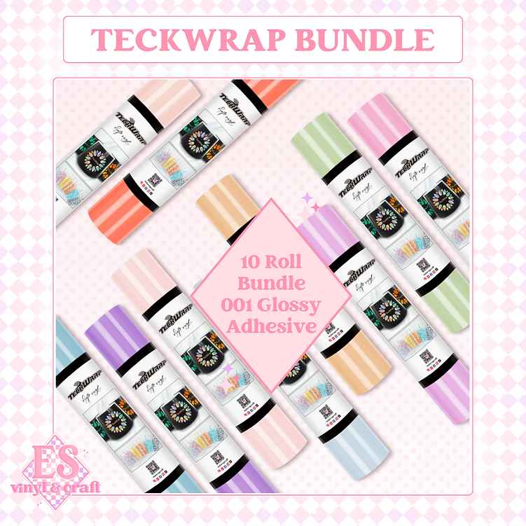 001 Series Pastel Roll Bundle - 10 Rolls