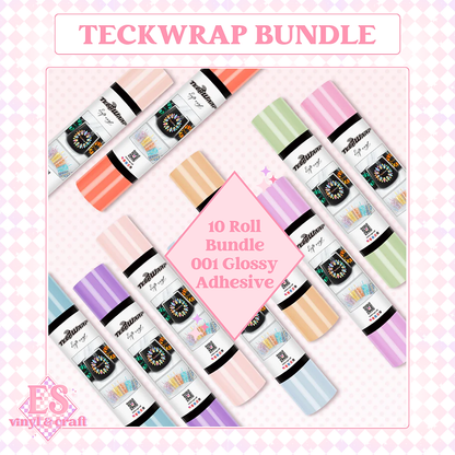 001 Series Pastel Roll Bundle - 10 Rolls