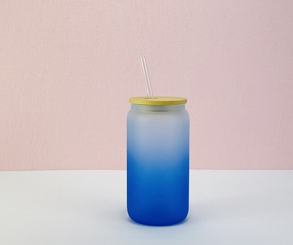 16oz Frosted Ombre Sublimation Glass