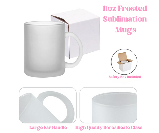 Frosted Sublimation Mug 11oz (330ml) (Copy)