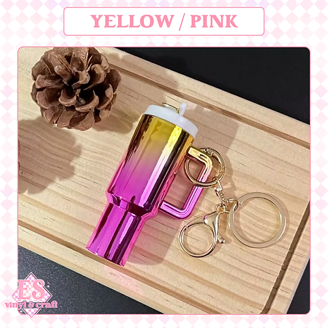 Stanley Ombre 40oz Tumbler Lipstick / Chap Stick Keychain (6 Colours)