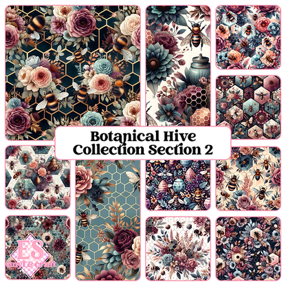 The Botanical Hive Collection - Section 2 - 12" x 12" Sheet