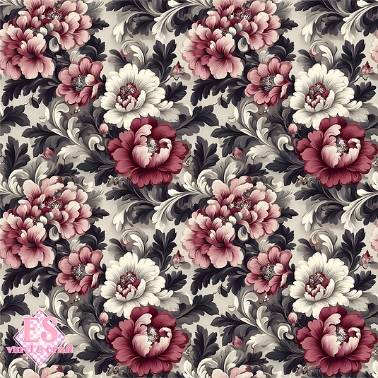 Velvet Baroque Collection SMALL - Section 3 - 12" x 12" Sheet