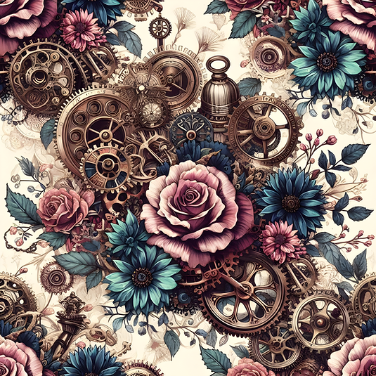 The Clockwork Bloom Collection - Chapter II - 12" x 12" Sheet