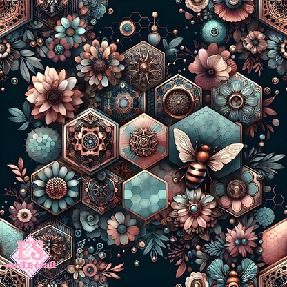 The Botanical Hive Collection - Section 1 - 12" x 12" Sheet