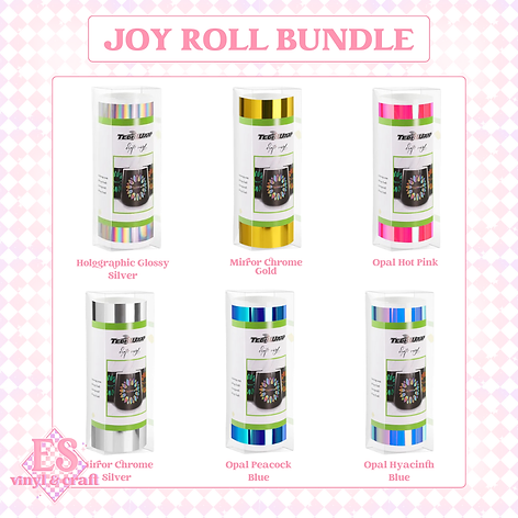 Teckwrap Joy Roll Bundle - 6 Rolls