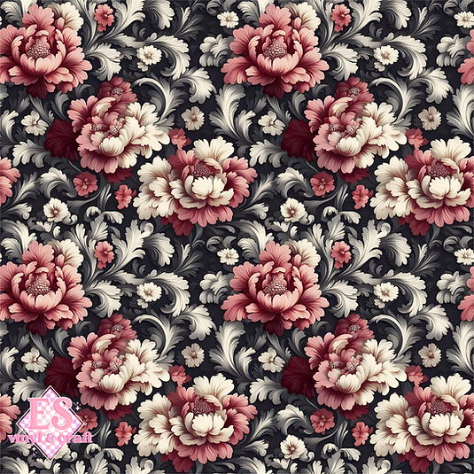Velvet Baroque Collection SMALL - Section 3 - 12" x 12" Sheet