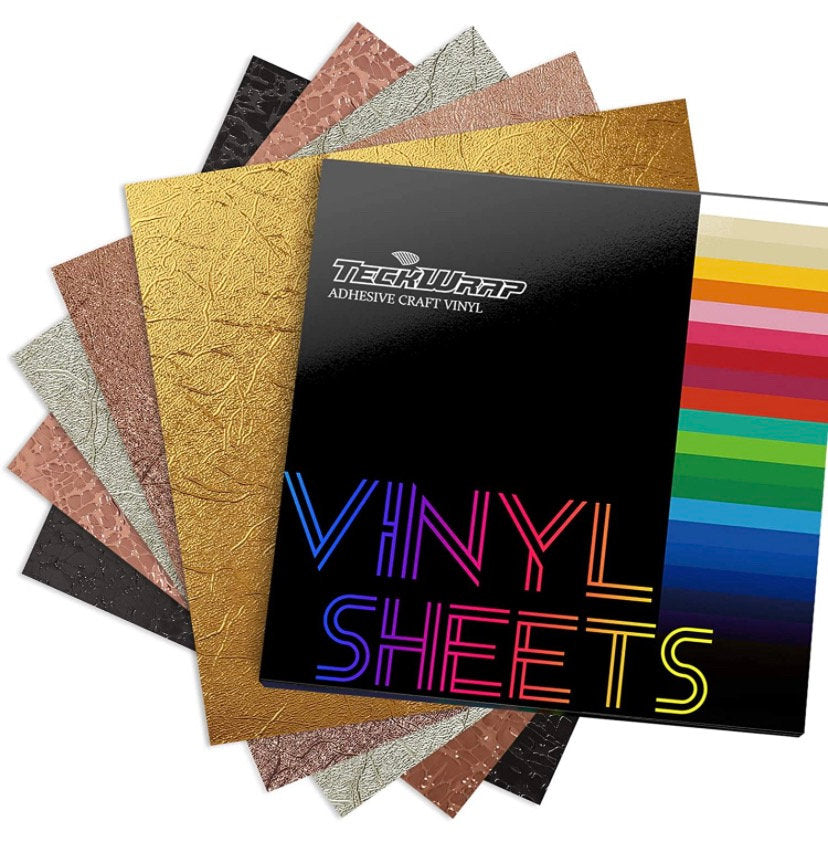 Teckwrap Metallic Textured Sheet Pack & Transfer Tape