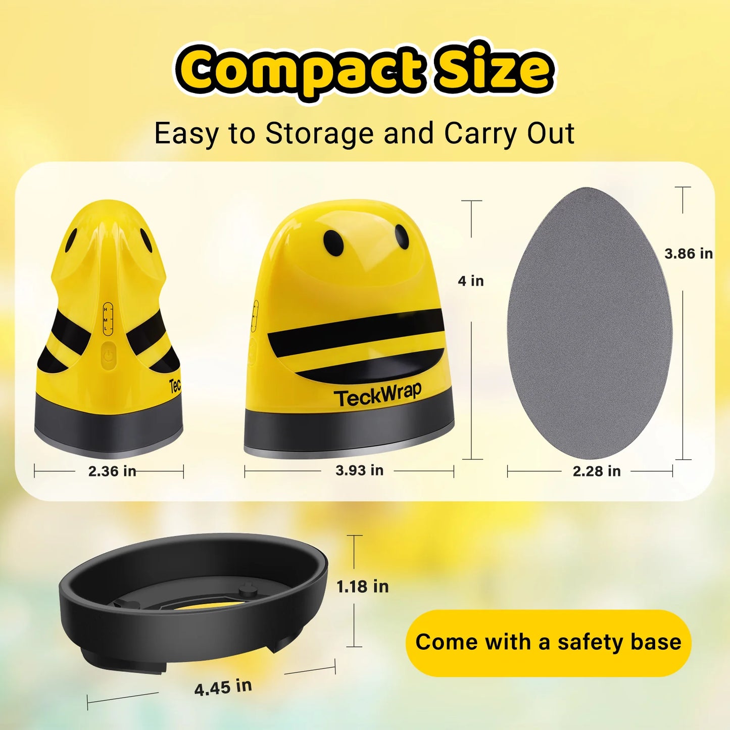 Teckwrap Mini Press - Yellow Bee