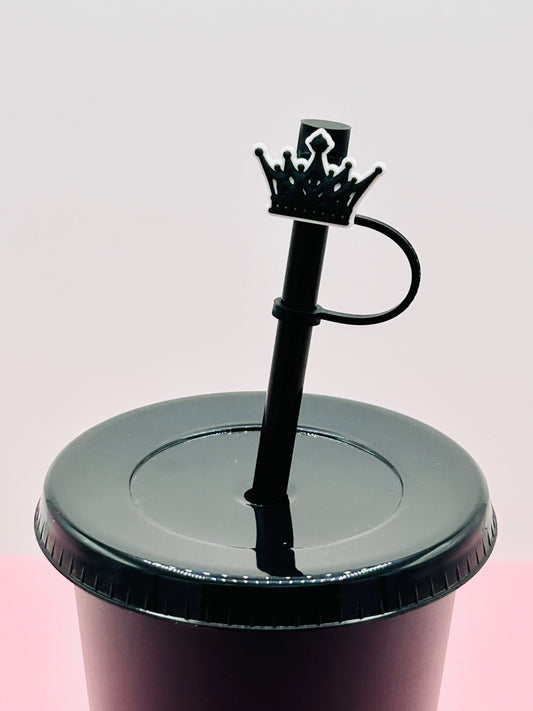 Straw Topper - Black Crown image 0