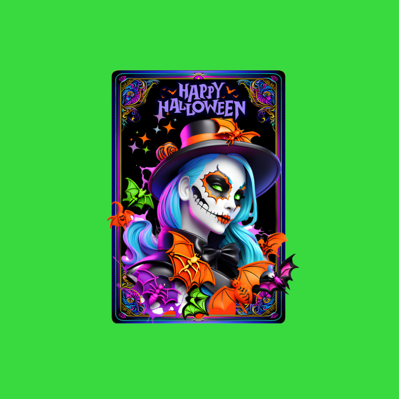Halloween Tarot Card Decals - Teckwrap Glow in the Dark 3 image 11