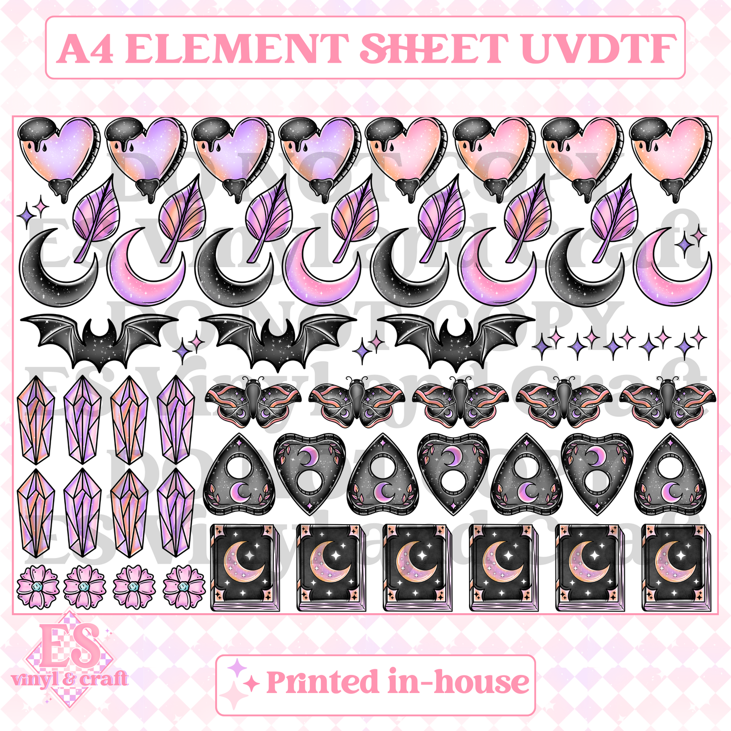 Witch Craft - UVDTF (A4 Sheet) 210mm x 300mm image 0