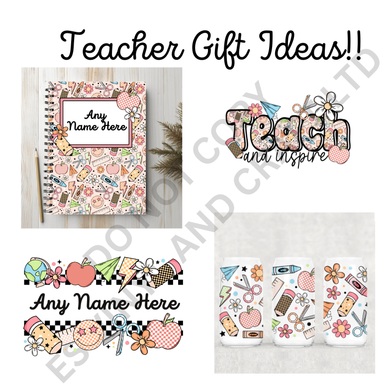 Teacher Ready Print Gift Ideas (UV-DTF and Sublimation) image 0