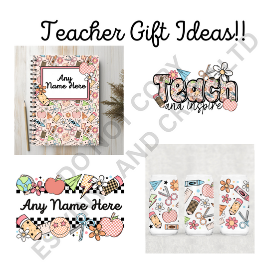 Teacher Ready Print Gift Ideas (UV-DTF and Sublimation) image 0