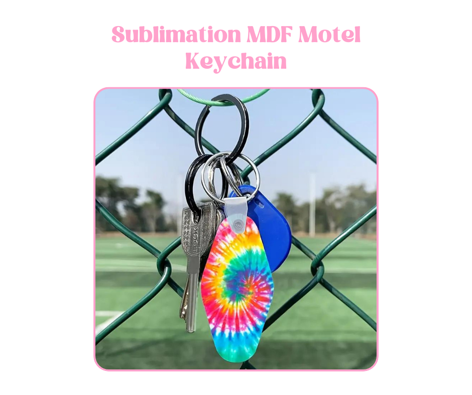 Motel Keychain MDF Sublimation image 1