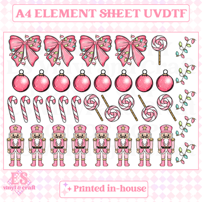 Pink Nutcracker 2 - UVDTF (A4 Sheet) 210mm x 300mm image 0
