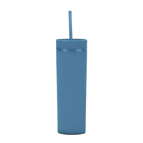 Matte Skinny Tumblers Double Wall 16oz (Letters Z - A11)